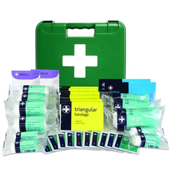 103_HSE_20_Contents HSE 20 Person First Aid Kit – Medium