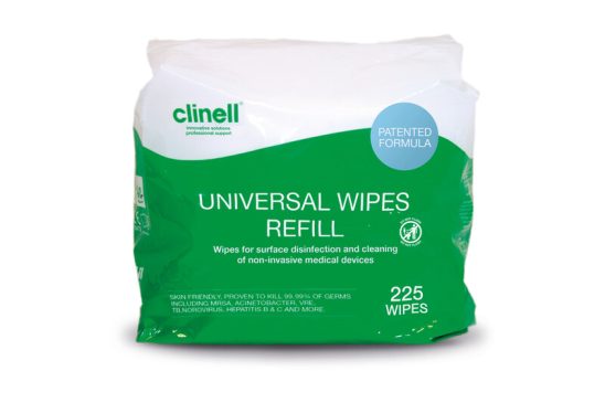 Clinell Universal Sanitising Wipes - 225 Bucket Refill
