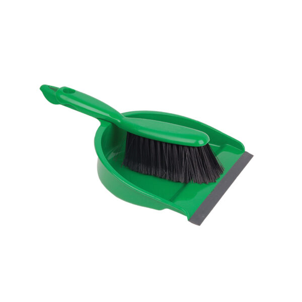 Professional Dustpan & Brush Set – Soft Blue | Red | Green | Yellow
