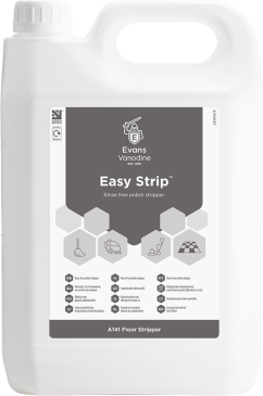 Evans Vanodine Easy Strip Rinse Free Polish & Wax Remover 5 ltr