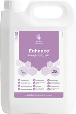 Evans Vanodine Enhance Ultra High Solids Floor Polish 5 ltr