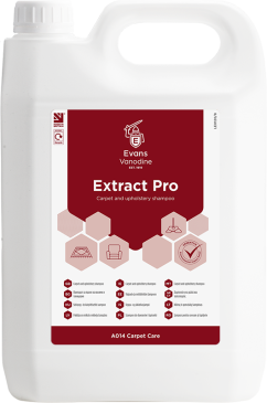 Evans Vanodine Extract Pro Carpet & Upholstery Cleaner Low Foam 5 ltr