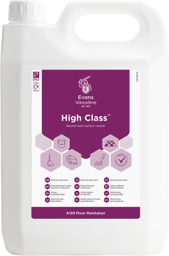 Evans Vanodine High Class Mop or Spray Clean General Purpose 5 ltr