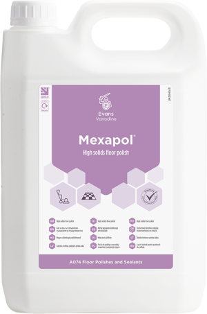Evans Vanodine Mexapol High Solids Floor Polish 5 ltr