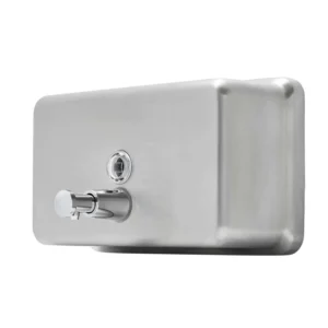 Synergise Horizontal Bulk Fill Soap Dispenser Brushed Stainless 1 ltr
