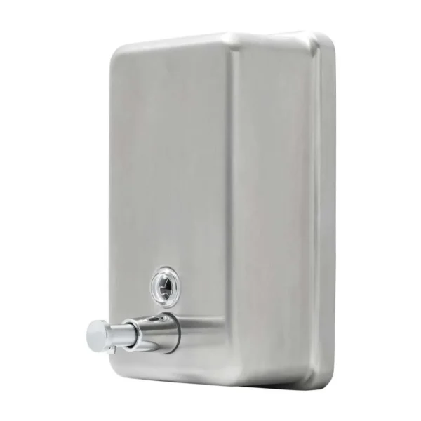 Synergise Vertical Bulk Fill Soap Dispenser Brushed Stainless 1 ltr