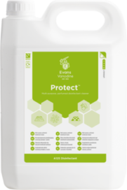 Evans Vanodine Protect EN1276 Alkali Based Disinfectant Cleaner