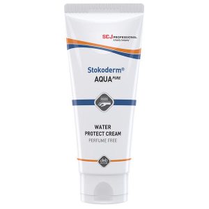 Deb Stokoderm Aqua PURE Skin Protection Cream. 12 x 100 ml Tubes