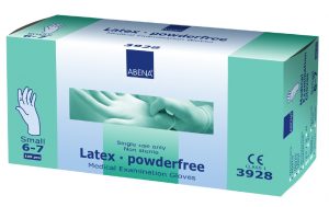 Abena Powder Free Latex Gloves Extra Small