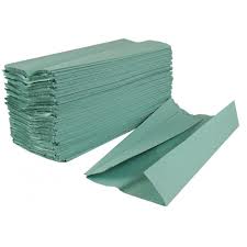 C-Fold Paper Hand Towels 1 ply Green 2880