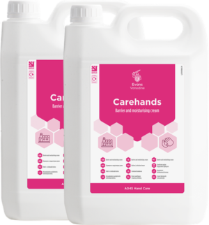 Evans Vanodine Carehands Barrier & Moisturising Cream 2x5ltr