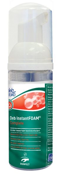 Deb InstantFOAM Complete 12 x 47ml Hand Sanitiser Pump Bottle