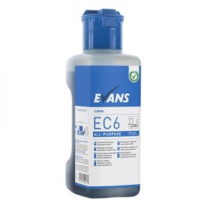 Evans Vanodine EC6 Super Concentrate All Purpose Cleaner 4 x 1 ltr
