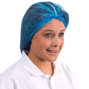 Hair Net Banded Detectable Blue 144