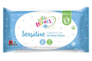 Little Heroes Sensitive Baby Wipes 12 x 66 per case