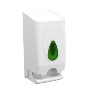 Modular Twin Roll Toilet Tissue Dispenser White Plastic