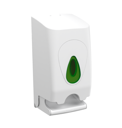 Modular Twin Roll Toilet Tissue Dispenser White Plastic