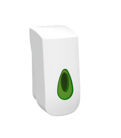 Modular Bulk Fill Soap Dispenser White Plastic 400ml