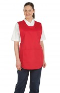 Polycotton Tabard inc Patch Pocket Red Small