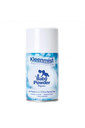 Kleenmist Fragrance Odour Control Aerosol Baby Powder 270ml