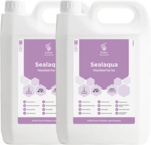 Evans Vanodine Seal Aqua Water Based Polyurethane Floor Seal 2 x5 ltr