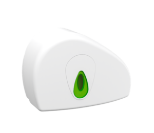 Modular Mini Jumbo Stub Toilet Tissue Dispenser White Plastic