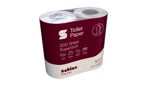 Wepa Satino HiLine 200 sheet pure toilet tissue
