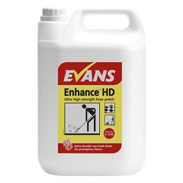 Evans Vanodine Enhance™HD Ultra high strength floor polish 5 litre