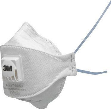 3M™ Aura™ Particulate Respirator FFP2, Valved 9332+ x 30