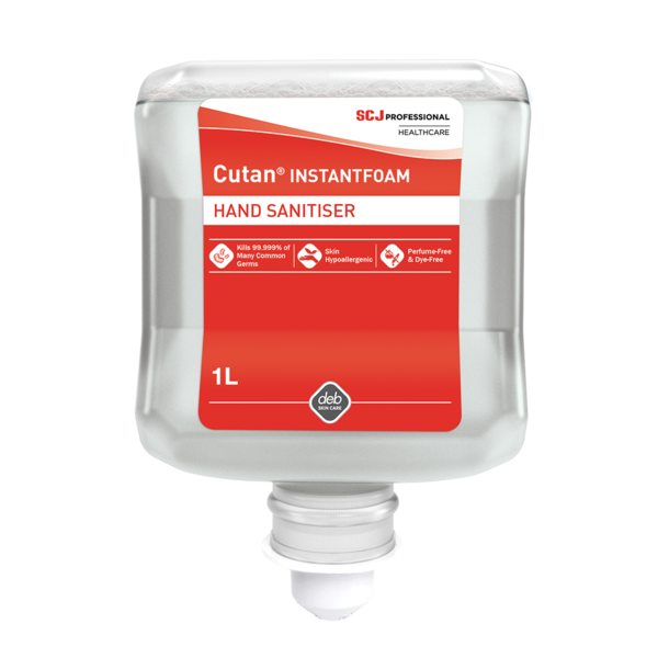 instant foam cutan Cutan® InstantFOAM Alcohol-Based Foam Hand Sanitiser 6 x 1 litre