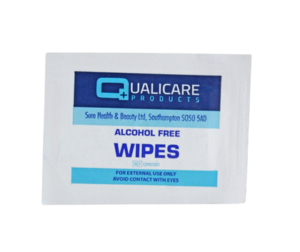 Alcohol Free Saline Sterile Wound Wipes (100)