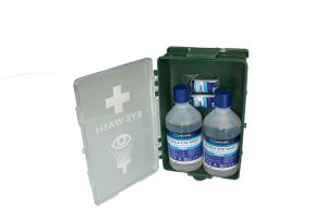 Eyewash Case+2x Eye Wash 500ml+2x Eye Pads