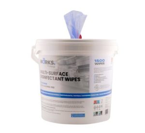 Works Multi-Surface Disinfect Wipes Alcohol Free 1500 Bucket