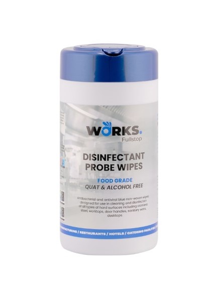 19 diinfect Works Disinfectant Probe Wipes Alcohol Free 200 Tub