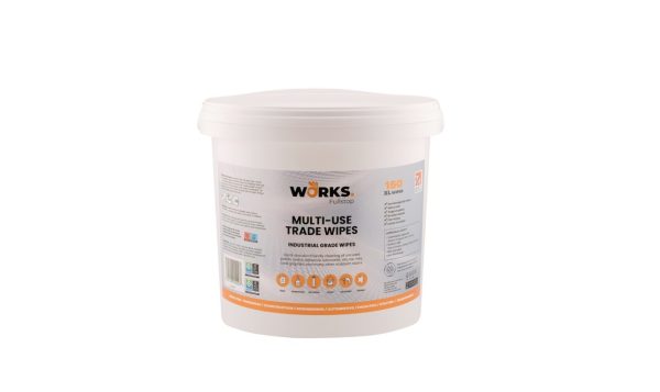 12 Works Multi-Use Trade Wipes X-Large Industrial Grade Wipes 150 Bucket