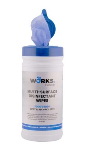 Works Multi Surface Disinfectant Wipes Alcohol Free 200 Tub