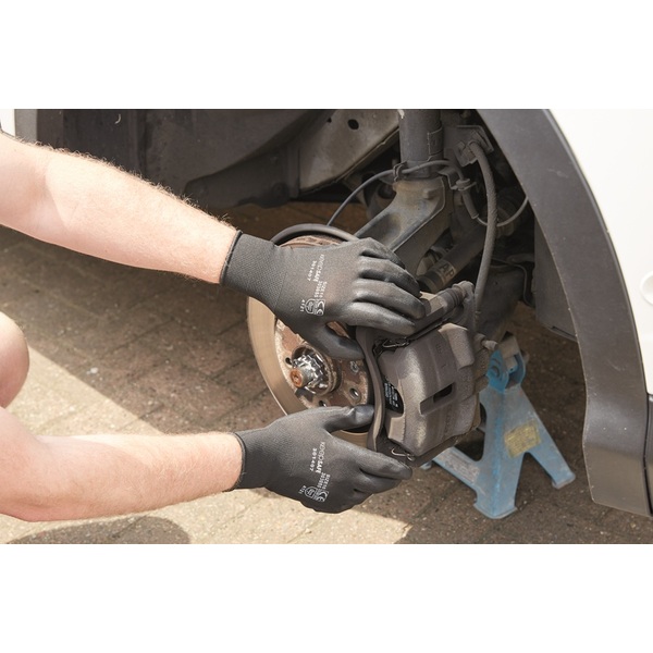 600Wx600H-303055 KeepSAFE PU Palm Coated Glove (Pair)