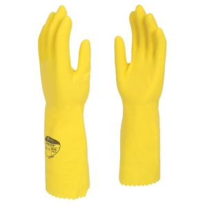 Deep Sink Extra Long Natural Rubber Flock Lined Glove