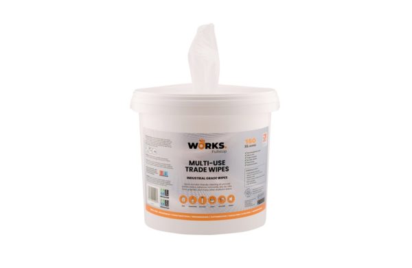 c9d92d8f-1064-44a2-bf01-21d196427a7b Works Multi-Use Trade Wipes X-Large Industrial Grade Wipes 150 Bucket