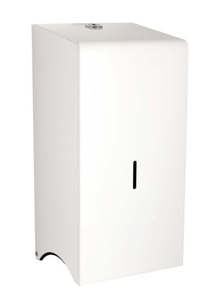 PL44MWH White Metal Corematic Dispenser Endurance White Stainless Corematic 2-Roll Dispenser