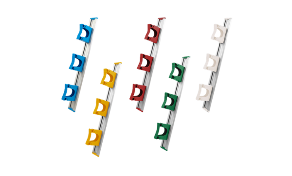 rail all Salmon 515mm Aluminium Handing Rail Set 3x Red