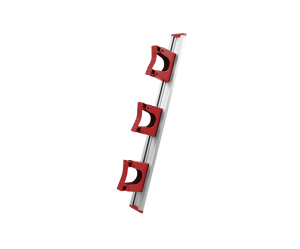 Salmon 515mm Aluminium Handing Rail Set 3x Red