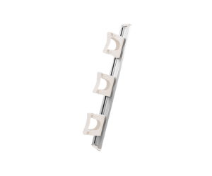 Salmon 515mm Aluminium Handing Rail Set 3x White