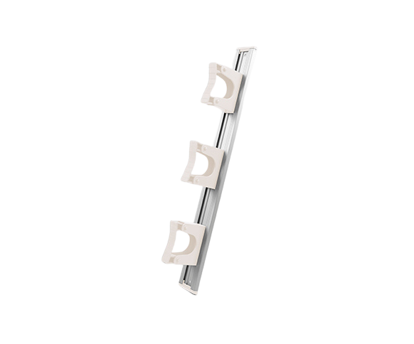 rail white Salmon 515mm Aluminium Handing Rail Set 3x White