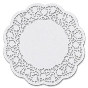 7.5″ Round Doylies White 2000