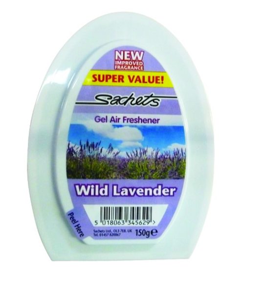 BC115-WL Sachets Wild Lavender Solid Air Fresh 12 x 150g