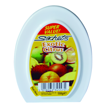 Sachets Exotic Citrus Solid Air Fresh 12 x 150g