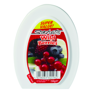 Sachets Wild Berries Solid Air Fresh 12 x 150g