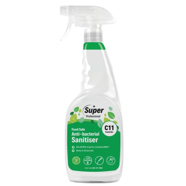 Food Safe Anti-Bacterial Sanitiser 750ml