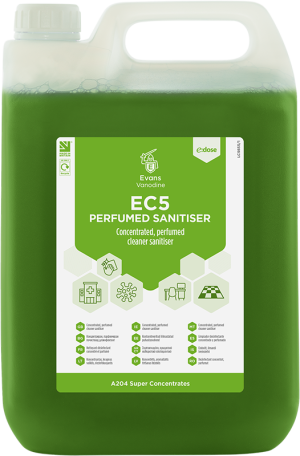 Evans Vanodine EC5 Multi-Surface Cleaner and Disinfectant 5 Ltr